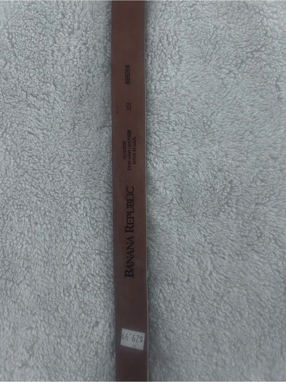 Banana Republic Genuine Haircalf Leather Belt